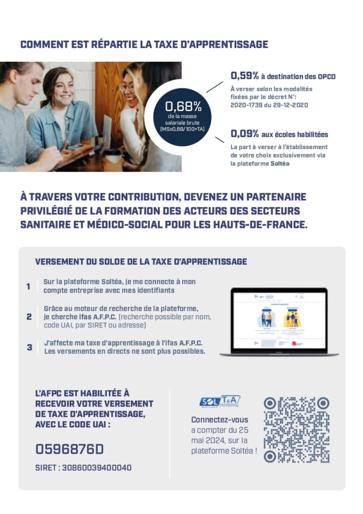 Flyer Taxe Apprentissage